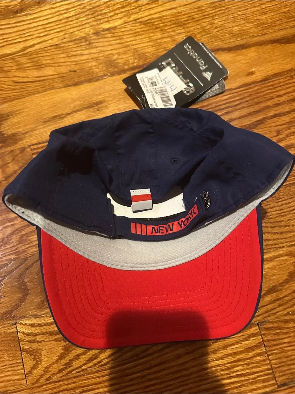 Fanatics Navy Blue New York Rangers Patch Cap